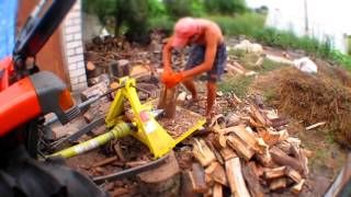 Дровокол гвинтовий ,конусний від ВОМ video 0