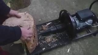 Дровокол гвинтовий ,конусний. video 0