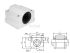 Линейный подшипниковый блок 20-SC-UU (d=20mm BxC=40x40mm) CN