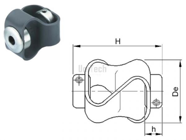 Муфта FLEX-P 10 0,94Nm H=27mm 6H7 6H7