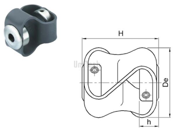 Муфта FLEX-P 30 4,62Nm H=55mm 12H7 12H7