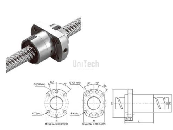 ШВП 50x20 Гайка правая SFH TBI MOTION