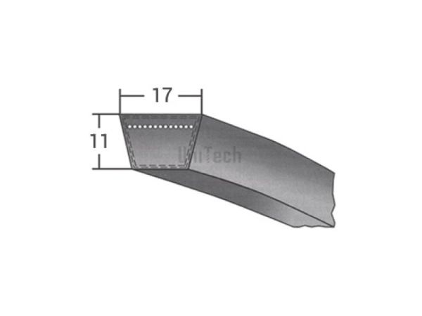 Ремень клиновой 17/B  2160 Ld 2189 La 2120 Li (83.5") CN