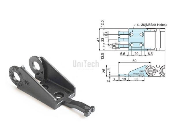 Кабелеукладчик CPS030.35 (CPS-TEB030.35) конечный элемент (комплект 2 штуки)