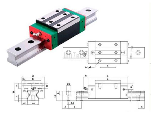 Каретка RGH30HA-ZA-H HIWIN