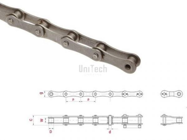 216B Звено соединительное с двойным шагом IWIS-Jwis