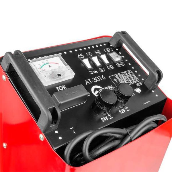 Пускозарядний пристрій 12 В - 24 В, 300 А, 1.2 кВт INTERTOOL AT-3016