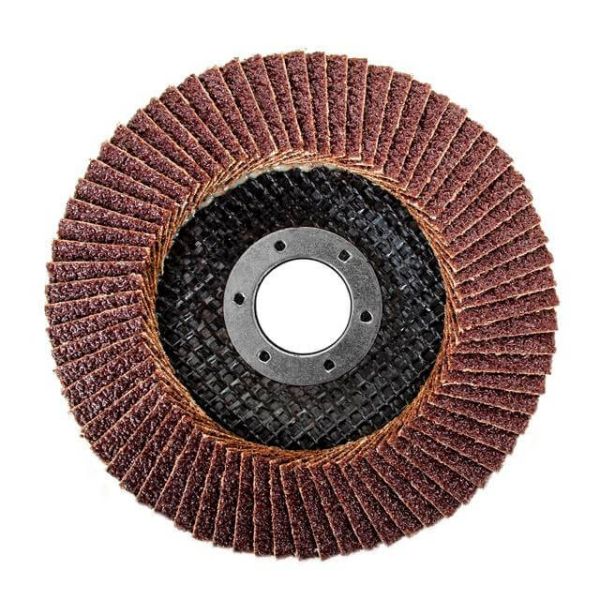 Диск шліфувальний пелюстковий 115 x 22 мм зерно K40 INTERTOOL BT-0104