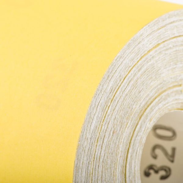 Шліфувальна шкурка на паперовій основі К320, 115 мм * 50 м INTERTOOL BT-0826