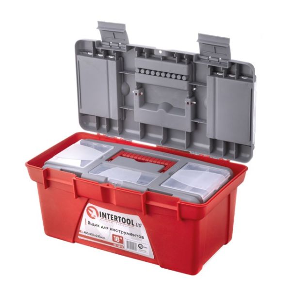 Комплект ящиків для інструменту, 3 шт., 13"/16"/18" (ВХ-0413 13" / ВХ-0416 16" / ВХ-0418 18") INTERTOOL BX-0403