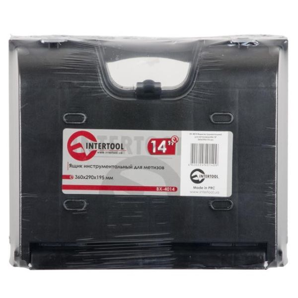 Ящик інструментальний для металовиробів 14" 360*290*195 мм INTERTOOL BX-4014