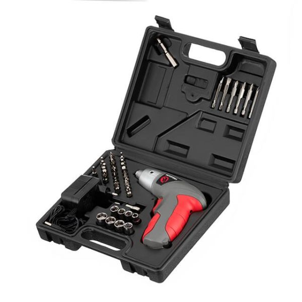 Викрутка акумуляторна 3.6V, NiCd, кейс+насадки INTERTOOL DT-0301