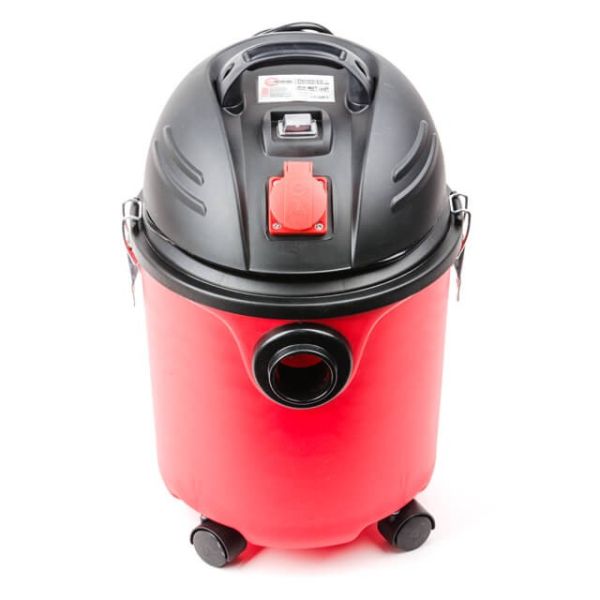 Пилосос будівельний 20 л., 1400 Вт. Сухе, вологе прибирання. Багаторазовий складний фільтр, фільтр-пакет. INTERTOOL DT-1020