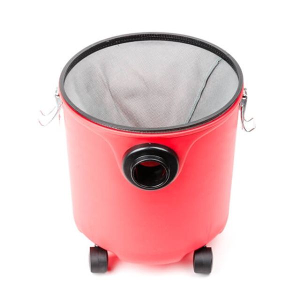 Пилосос будівельний 20 л., 1400 Вт. Сухе, вологе прибирання. Багаторазовий складний фільтр, фільтр-пакет. INTERTOOL DT-1020