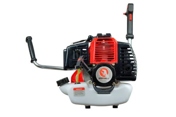 Мотокоса 1,5 кВт, 43 см³, котушка, 3-лопатевий ніж, двоплечовий пасок INTERTOOL DT-2232