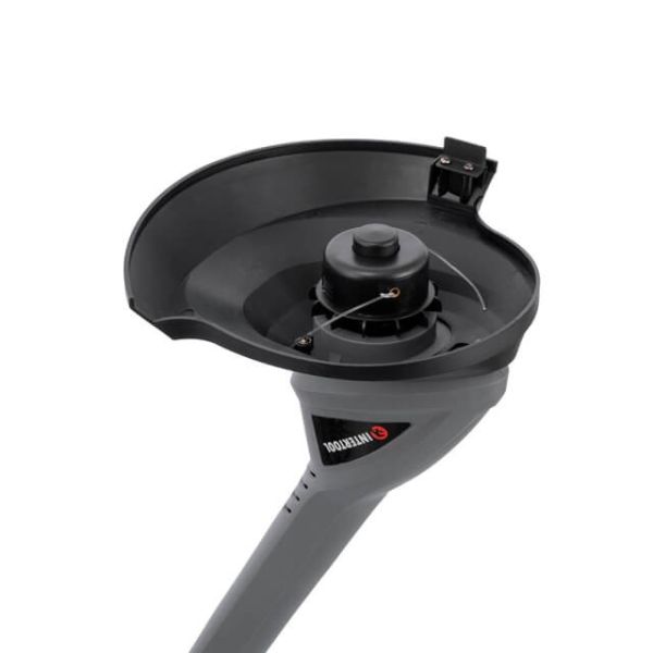 Тример електричний, 350 Вт, 230 В~50 Гц, 10000 об/хв, діаметр обертання ліски 250 мм, регулювання довжини штанги INTERTOOL DT-2253