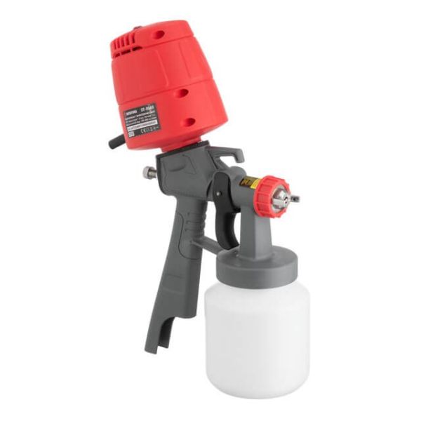 Фарбопульт електричний HVLP 450 Вт, форсунка 1.5 мм, бачок 1 л., 0.14-0.35 Бар, 100-200 мл/хв INTERTOOL DT-5045