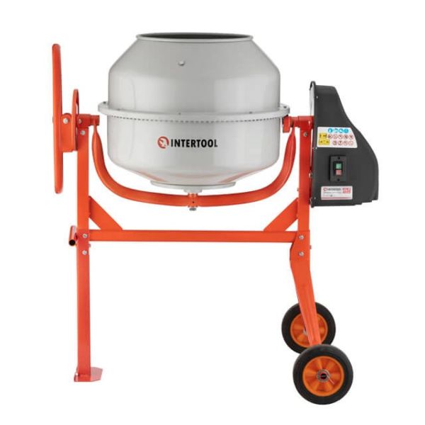 Бетонозмішувач 550 Вт, 140 л, 24-29 об/хв INTERTOOL DT-9140