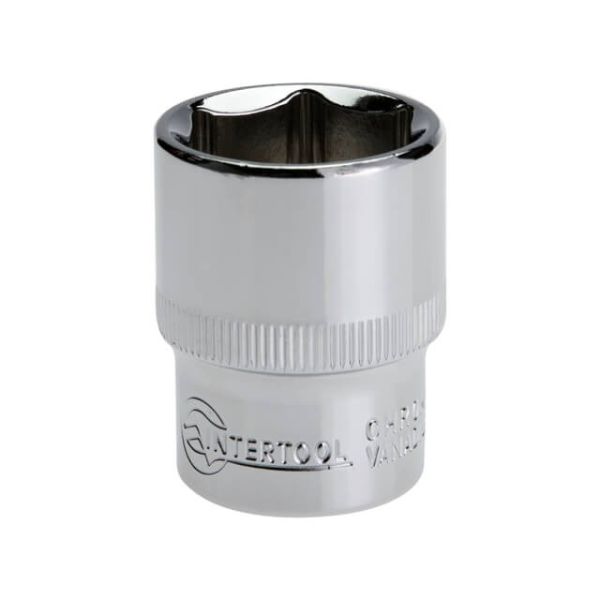 Головка шестигранна 1/2 ", 23мм, Cr-V INTERTOOL ET-0023