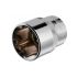 Головка шестигранна 1/2 ", 23мм, Cr-V INTERTOOL ET-0023