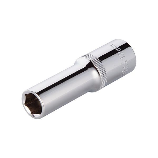 Голівка шестигранна подовжена 1/2" 12мм x 78мм CrV INTERTOOL ET-0112