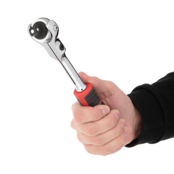Рукоятка з храповим механізмом поворотна, 72 зуба 1/2 ", Cr-V STORM INTERTOOL ET-8009