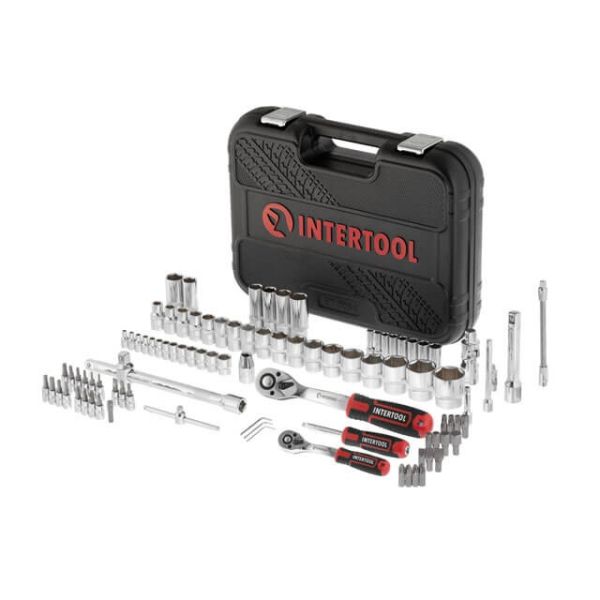 Набір інструментів 1/2 "& 1/4", 94 од., Cr-V INTERTOOL ET-8094