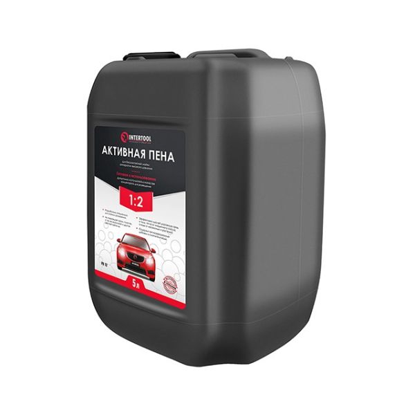 Піна активна 5л, готова до застосування або 1:2, для безконтактного миття апаратом високого тиску INTERTOOL FS-9005
