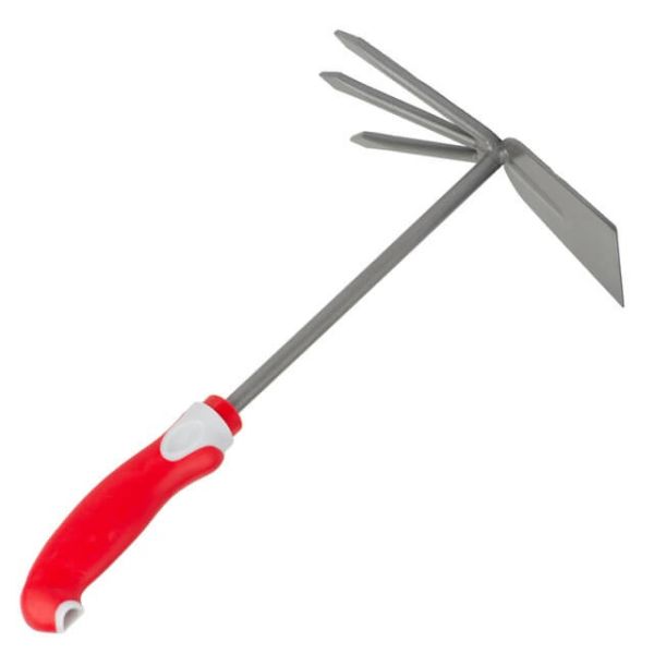 Сапа з мотикою садова 250 мм * 150 мм з комбінованою рукояткою INTERTOOL FT-0033