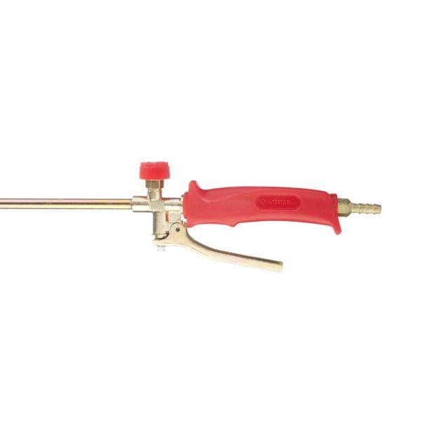 Пальник газовий з регулятором та клапаном 715мм, сопло 125мм, Ø60мм. INTERTOOL GB-0046