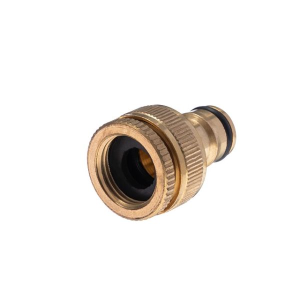 Адаптер латунний на конектор 1/2" із внутрішньою різьбою 1/2" та 3/4" STORM INTERTOOL GE-1210