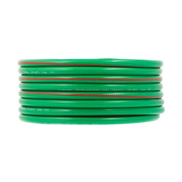 Шланг для води чотирьохшаровий 1/2", 30м, армований, PVC INTERTOOL GE-4105
