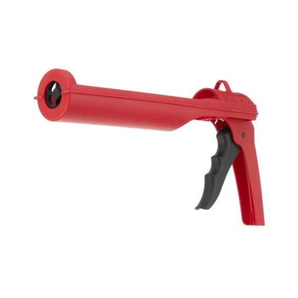 Пістолет для видавлювання силікону 1300 Н, посилений пластик INTERTOOL HT-0027