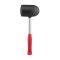 Киянка гумова 1250 г, 90 мм. чорна гума, металева ручка. INTERTOOL HT-0228