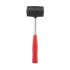Киянка гумова 340г. чорна гума,металева ручка INTERTOOL HT-0229