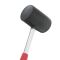 Киянка гумова 680г.80 мм,чорна гума,металева ручка INTERTOOL HT-0232