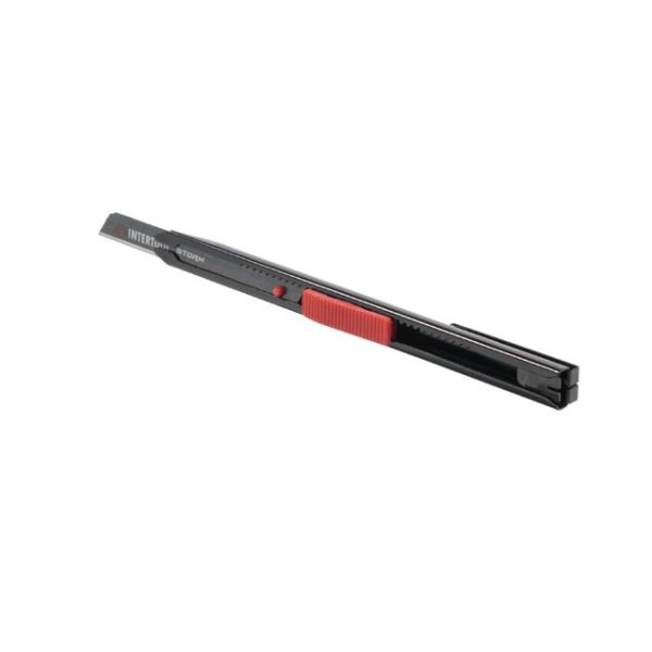 Ніж сегментний 9мм, металевий, Storm INTERTOOL HT-0513