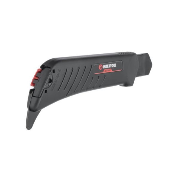Ніж сегментний для лінолеуму 18мм, металева напрямна, Storm INTERTOOL HT-0538