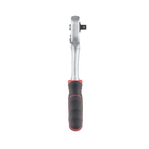 Рукоятка із храповим механізмом на 45 зубів 1/4'' (Проф) CrV INTERTOOL HT-2117