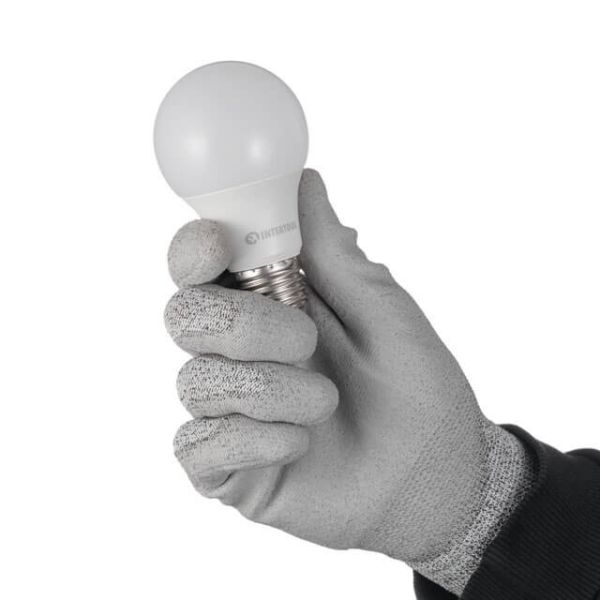 Лампи світлодіодні, набір 4 од. LL-0014, LED A60, E27, 10 Вт, 150-300 В, 4000 K, 30000 ч, гарантія 3 роки INTERTOOL LL-4014