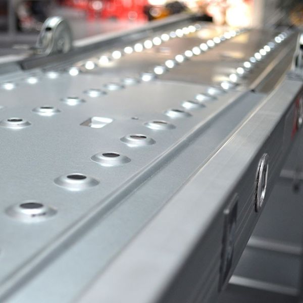 Драбина з алюмінію, багатофункціональна, трансформер, 4*3, 3,70м INTERTOOL LT-0030