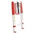 Драбина з алюмінію, телескопічна 10 сход., 3,20м INTERTOOL LT-3032