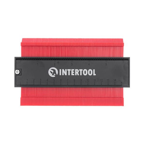 Шаблон для копіювання контуру 150мм, ABS, з фіксатором INTERTOOL MT-0015