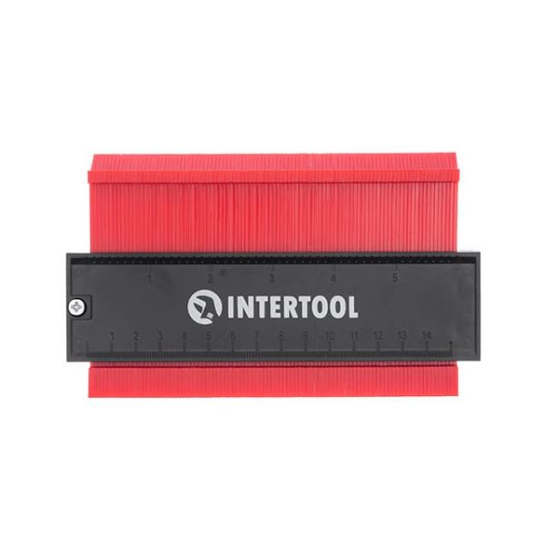 Шаблон для копіювання контуру 150мм, ABS, з фіксатором INTERTOOL MT-0015