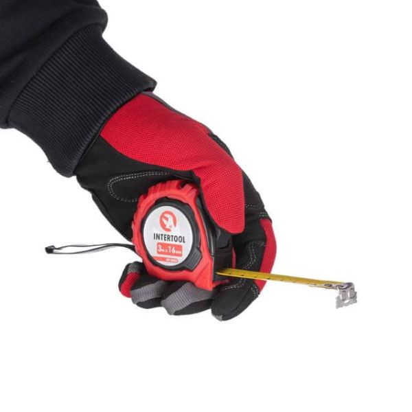 Рулетка з фіксатором 3 м * 16 мм "Магніт" INTERTOOL MT-0503