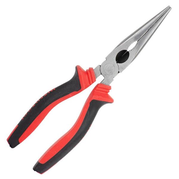 Щипці подовжені прямі 200 мм, 40CrV, фосфатовані, поліровані. INTERTOOL NT-0140