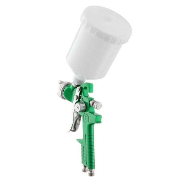 Фарбопульт пневматичний HVLP, форсунка 2.0 мм, верхній пластиковий бачок 600 мл, 3 бар INTERTOOL PT-0120