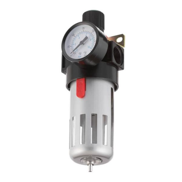 Фільтр для очищення повітря + редуктор у металі 1/2" INTERTOOL PT-1410