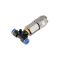 Трійник на шланг 6мм шланг та швидкороз'ємне з'єднання до набору для продувки кабіни вантажних авто INTERTOOL PT-1866