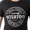 Футболка чорна S 100% бавовна INTERTOOL SP-2201